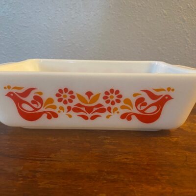 Vintage pyrex friendship birds