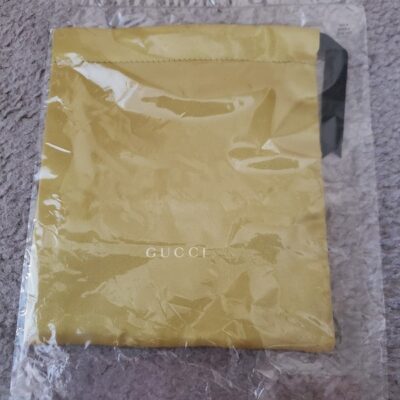 Gucci Lemon Green Dust Bag with pocket