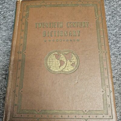 Websters Dictionary – Twentieth Century Unabridged 1939