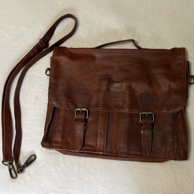 Leather messeanger bag