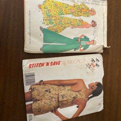 Vintage McCalls Sewing Pattern Lot Of Two 3543and 3112 Cut