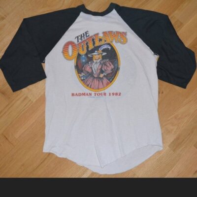 Authentic Outlaws concert t-shirt 1980s