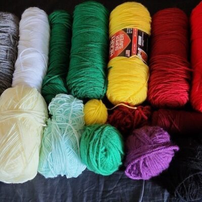 4lbs Acrylic Yarn Destash