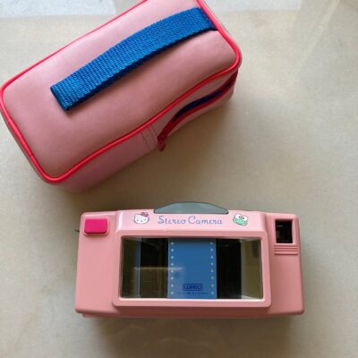 Hello Kitty Keroppi Pink Stereo Film Camera