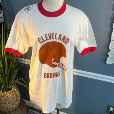 Vintage Cleveland Browns signed t-shirt men’s size large