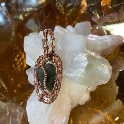 Moldavite pendant