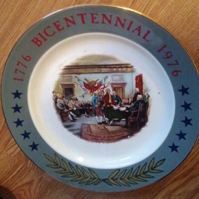 Limited edition Bicentennial plate