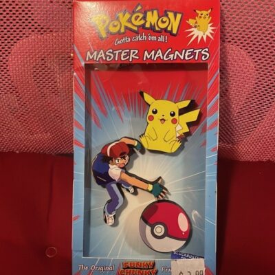 Pokémon 1999 Blockbuster video exclusive magnet set