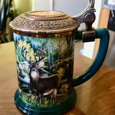 The Official 10 Point Buck Collector Tankard Stein By Rick Fields Franklin