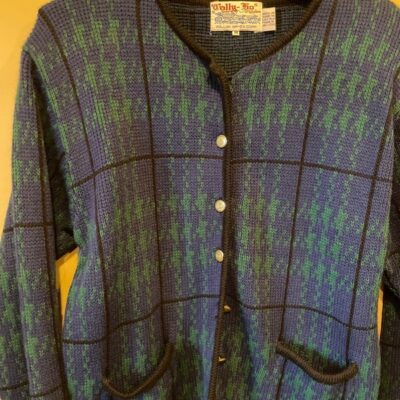 vintage tally Ho Wool button down  sweater