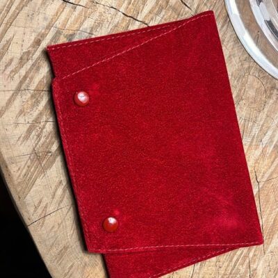 Authentic Cartier red velvet envelope & bag