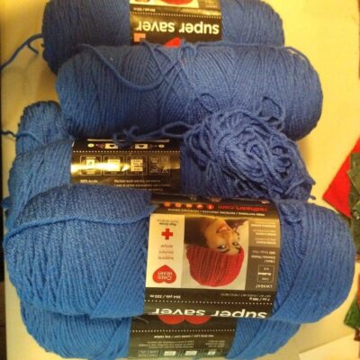 Blue: Red Heart Super Saver Yarn