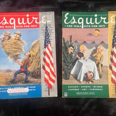 Esquire Magazine: A Magazine for Men – August, 1942 and September, 1942