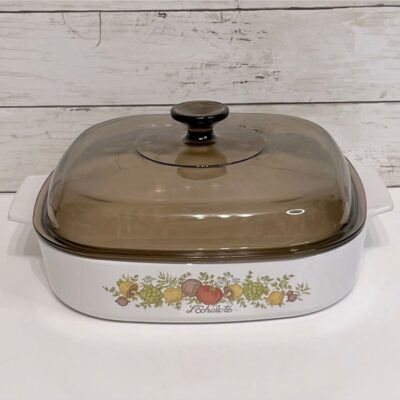 Vintage Corningware Spice of Life 2.5 Liter Casserole with Lid