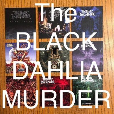 Black Dahlia Murder fridge magnets