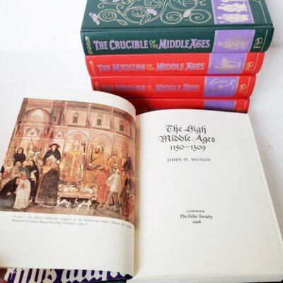 London Folio Society -Story Of The Middle Ages – 5 Volume Set 1999 Hardcover