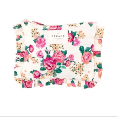 * NWoT * Sezane flower pouch