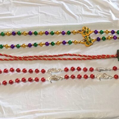 Lot of 3 Vintage Mardi Gras Necklaces