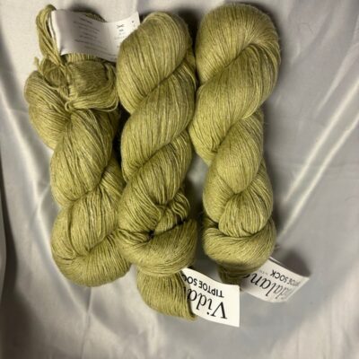 Vidalana Tiptoe Sock in Linen Spray sock weigh yarn