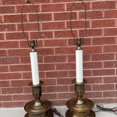 Lot of 2 Classical Heavy Duty Vintage Br