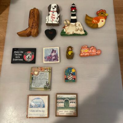 vintage lot of 12, Refrigerator Magnet (Animal, Scenery) Tourism collection