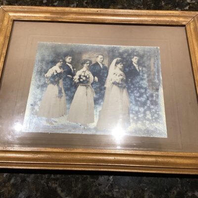 Vintage wedding photo