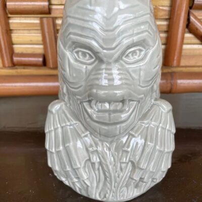 NIB Mondo Creature From  Black Lagoon Tiki Mug Universal Monsters Silver Screen