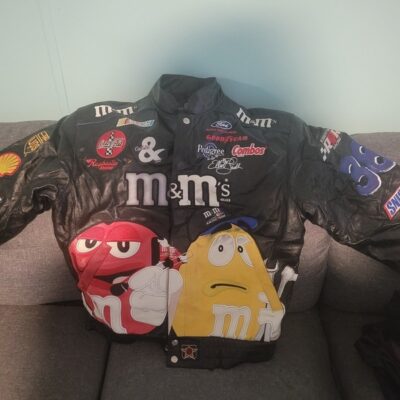 Nascar M&M Leather Jacket