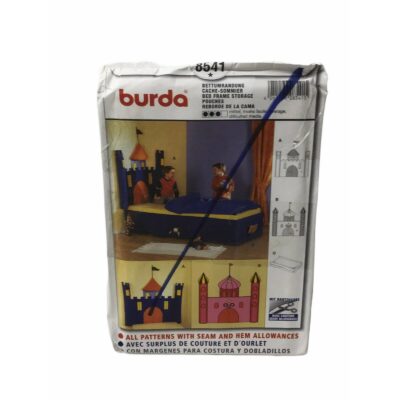 Burda 8541 Castle Bed Frame Storage Pouches Sewing Pattern