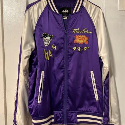 Hot Topic DC Comics The Joker Satin Souvenir Jacket