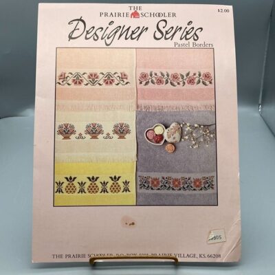 Vintage Cross Stitch Patterns, Designer Series Pastel Borders, Prairie Schooler