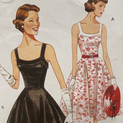 Vogue Vintage Pattern 1952 Size 18-20-22 V2902 Womens Dresses Pinup contest