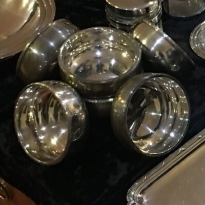 Christofle 1940s France Silver Bowl Set (6)