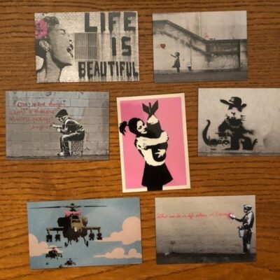 Banksy fridge magnets street art