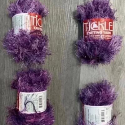 Tickle Knitting yarn Purple passion- 4 Skeins