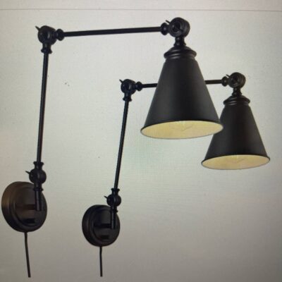 Industrial Swing Arm Wall Lamp-Set of 2