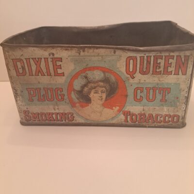 Vintage Dixie Queen Plug Cut Smoking Tabacco Tin