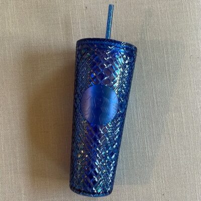 Starbucks Holiday 2022 Jeweled Tumbler Azure