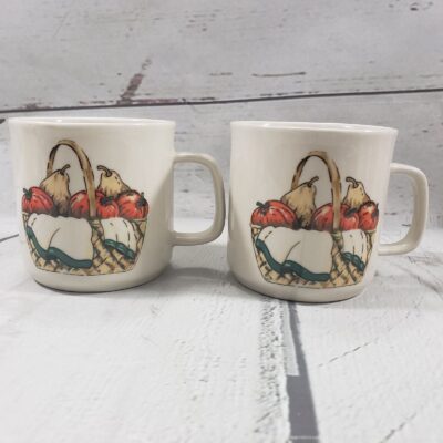 Vintage Mug Gibson Housewares Fruit