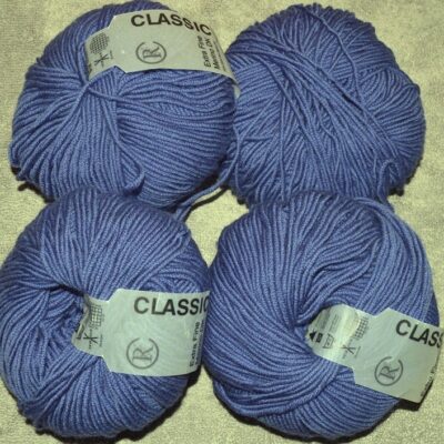 CLASSICYARNS 4 Classic yarn Extra Fine Merino 100% wool 50gr/125yard ea