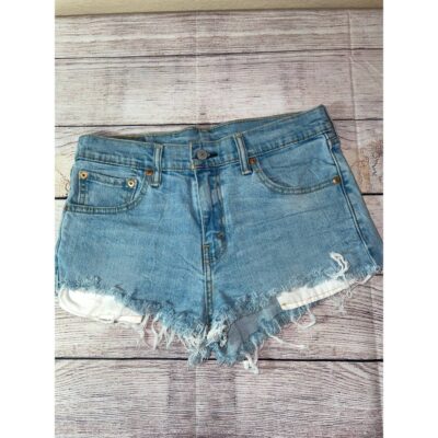 Levi’s 527 Frayed Hem Cut Off Shorts 31