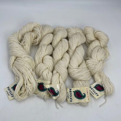 Lot 5 Paisley Light 50% Wool 50% Rayon Yarn