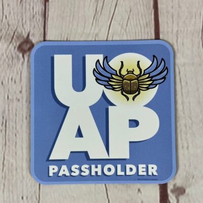 UNIVERSAL STUDIOS Orlando Mummy Annual Passholder August 2022 Magnet New UOAP