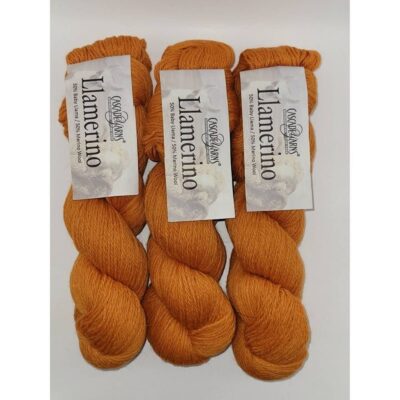 Soft Pretty Yarn for Posh Garments Llamerino Wool in Marmalade, Baby Llama Wool