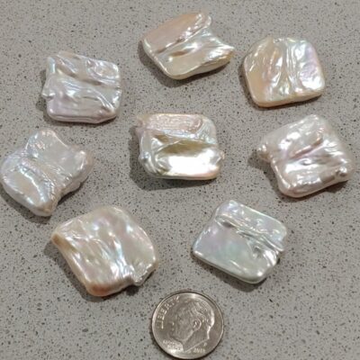 Lot 18mm Square Pearls Beads LOT 2