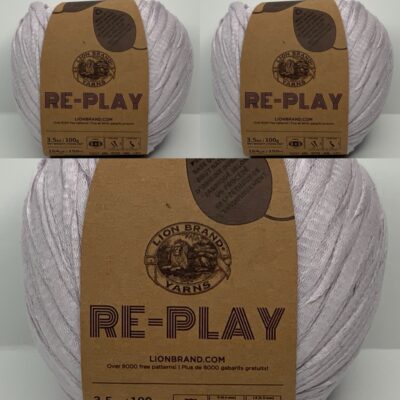 lot of 3 lilac replay yarn