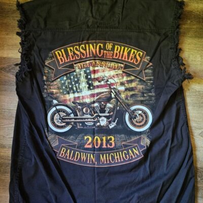 Motorcycle Biker wear Blessing of the Bikes Button down shirt