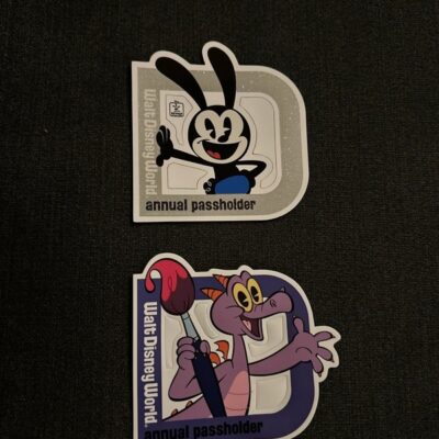 Walt Disney World Annual Passholder Magnet Set of 2