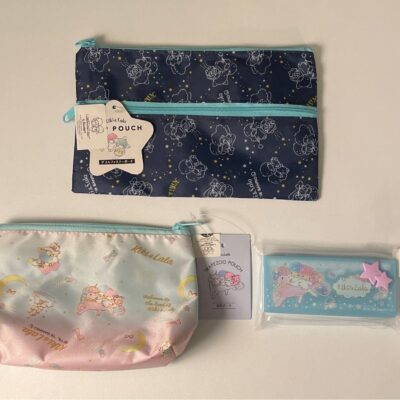 Little Twin Stars 2 Pouches and 1 Accessory Case