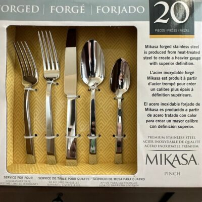 Mikasa Forged 20 pcs Flatware Set Stainless Steel